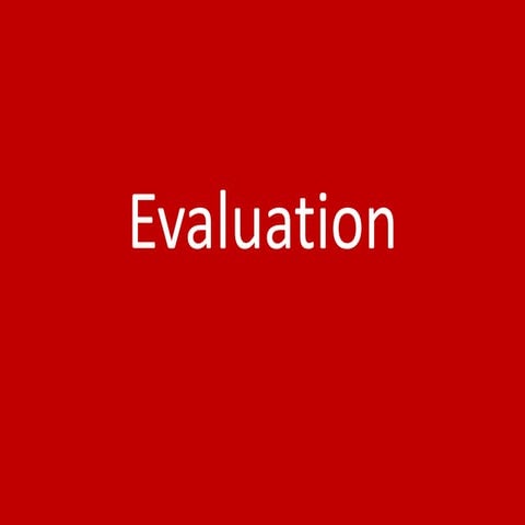 FMP Evaluation  