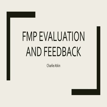 Fmp evaluation v3