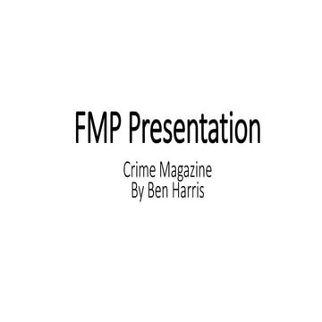 Fmp magazine presentation v2