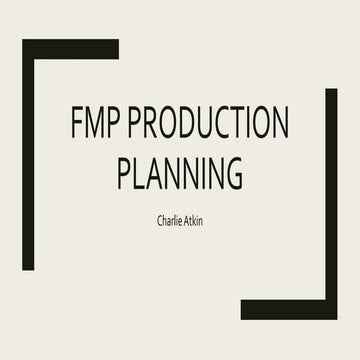 Fmp planning v6