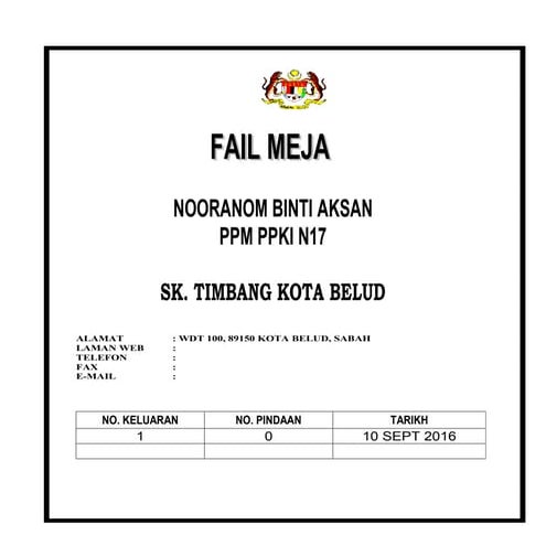 Fail Meja PPM PPKI
