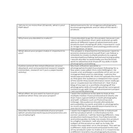 Fmp Pre Proposal Word