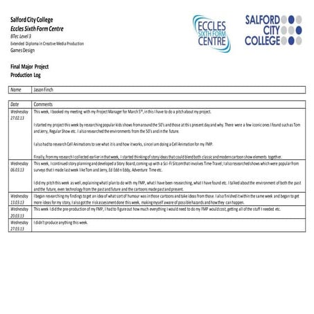 Fmp production log_27th_mar_2013