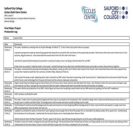 Fmp production log_8th_may_2013