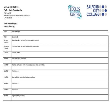 Fmp production 20/06/13