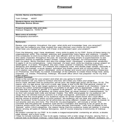 Fmp proposal complete