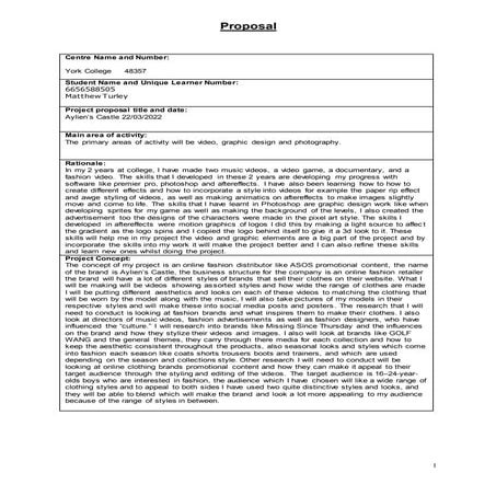 FMP Proposal | DOCX