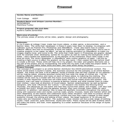 FMP Proposal | DOCX