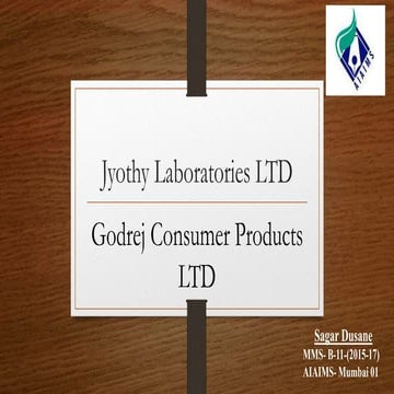 Financial Management- Comparison Two MNCS in FMCG Sector