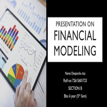 Comprehensive Financial Modeling: Concepts, Types, and Applications for ...