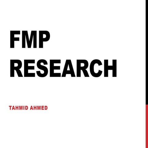 Fmp research 