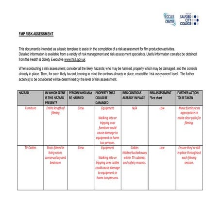 Risk Assessment | DOCX