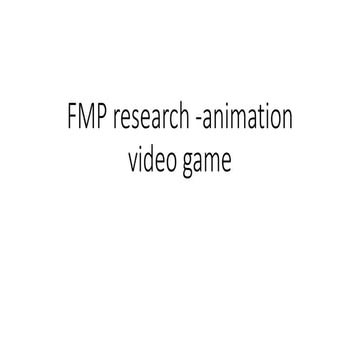 Fmp task 1 research 1 