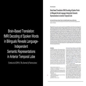 Fmri of bilingual brain atl reveals language independent representations 