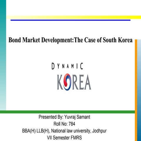 Bond Market in Korea | PPT
