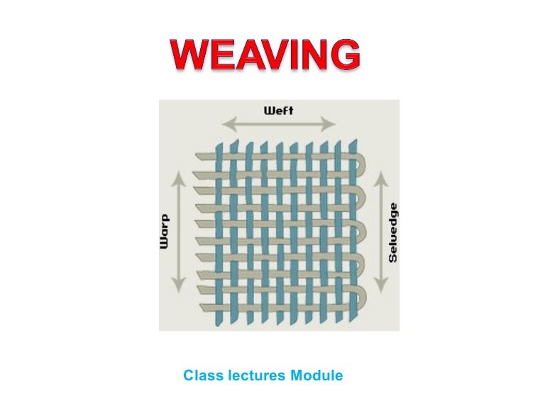 Weaving