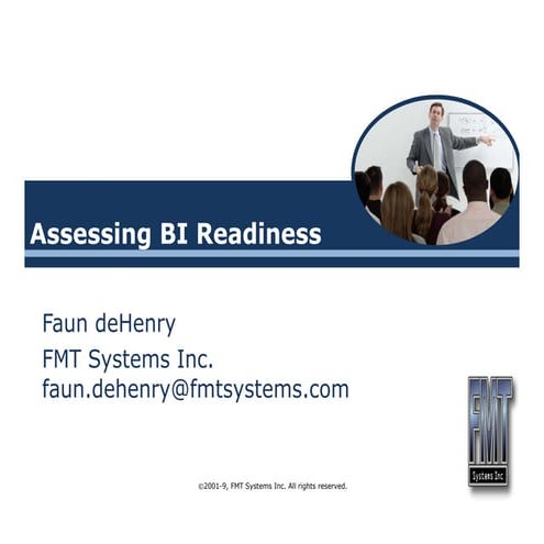 BI Readiness by FMT