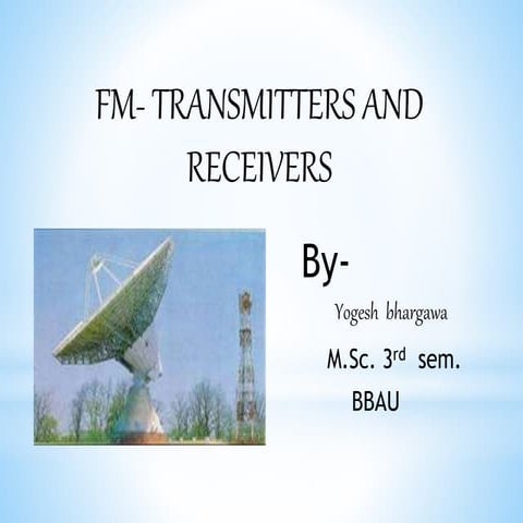 Fm transmitter and receivers