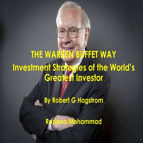 THE WARREN BUFFET WAY- Investment Strategies of the World’s Greatest Investor