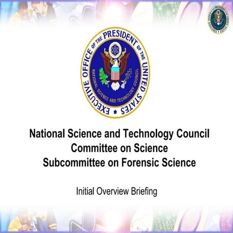 NSTC Subcommittee on Forensic Science (2009)