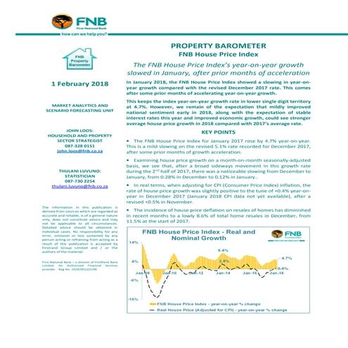 FNB_House Price Index_January 2018