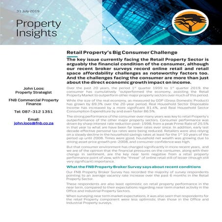 FNB_Property Insights_Retail Property's Consumer Challenges