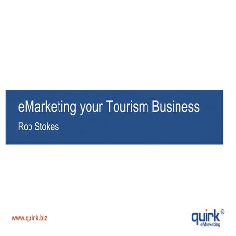 eMarketing for your Tourism Business