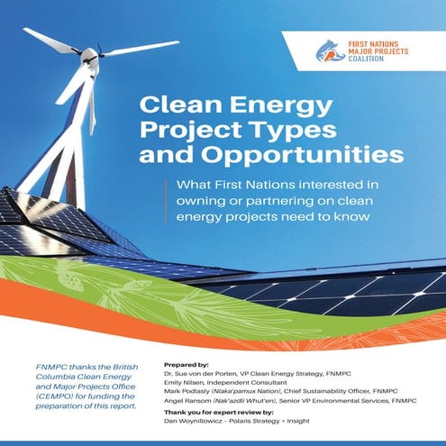 FNMPC (First Nations) Clean Energy Projects
