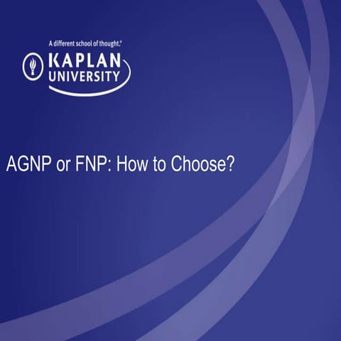 AGNP or FNP: How to Choose?