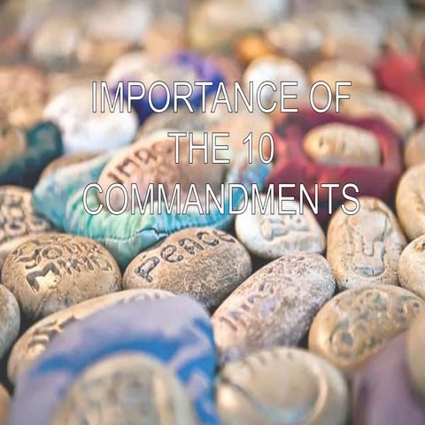 Ten Commandments | PPTX