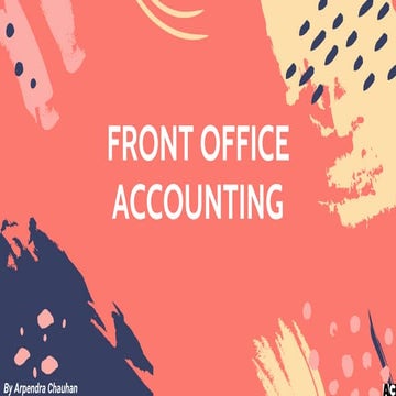 Front Office Accounting