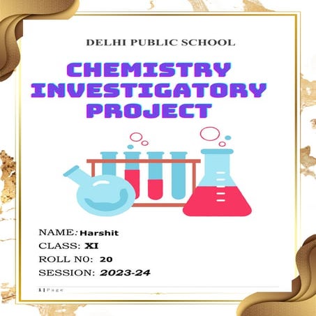 chemistry project on foaming capacity of soap class 11
