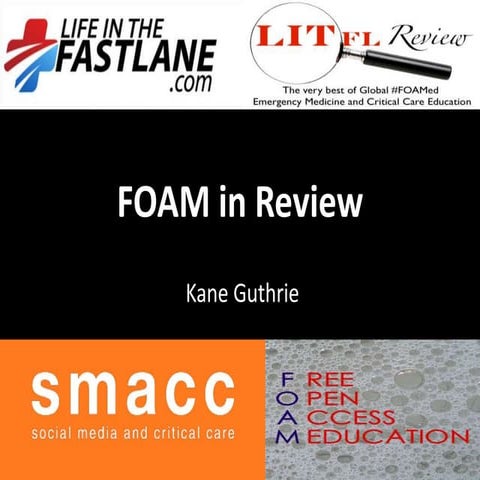 Foam in review
