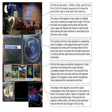 Fall Out Boy's Digipak Analysis for Infinity On High | PPTX