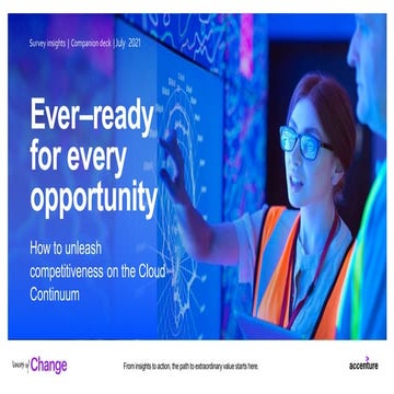 Unleashing Competitiveness on the Cloud Continuum | Accenture
