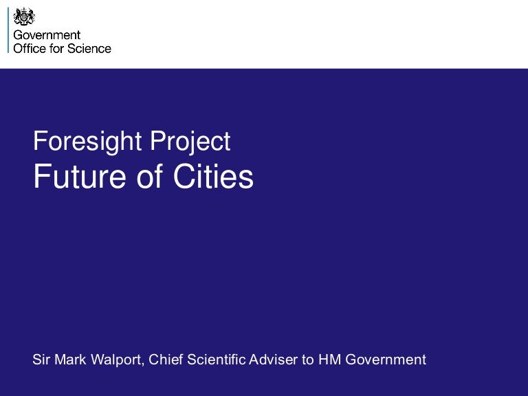 Future Of Cities Presentation