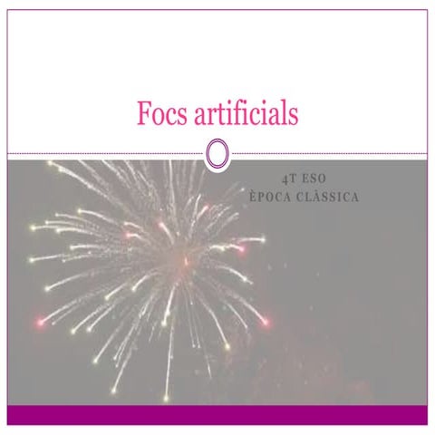 Focs aritificials PROFES