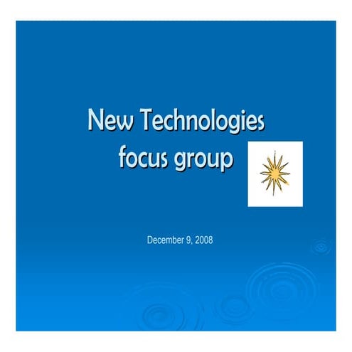 Focus Group Ppt 2