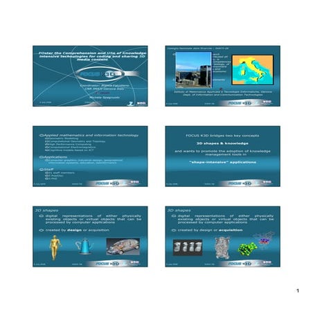 The FOCUS K3D Project