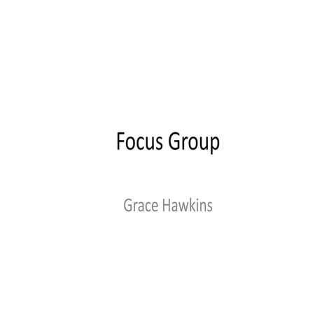 Focus group