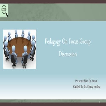 Focus group discussion