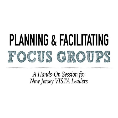 Focus Groups