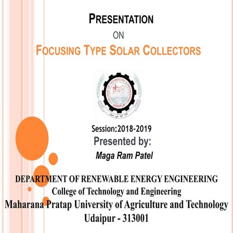 Focusing type solar collector