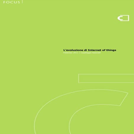 L’evoluzione di Internet of things