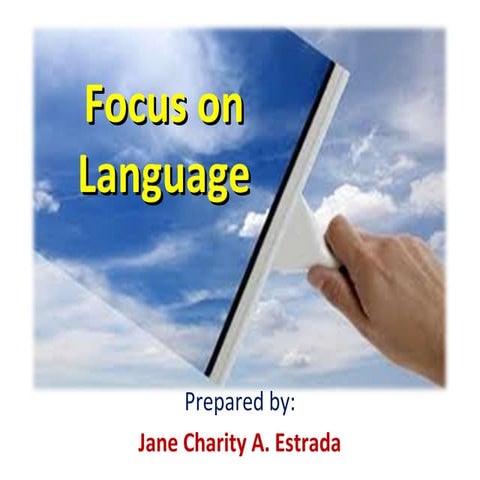 Focus on Language