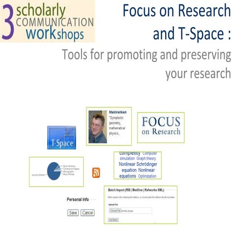 Focus on research workshop