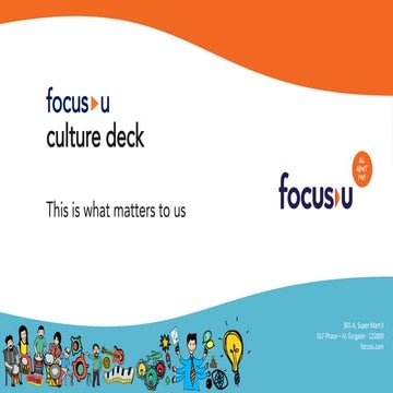 FocusU Culture Deck