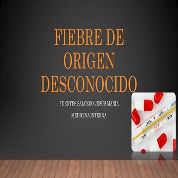 Fiebre de origen desconocido 