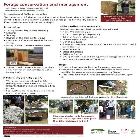 Fodder management