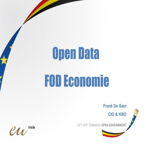 FOD Economie over Open Data